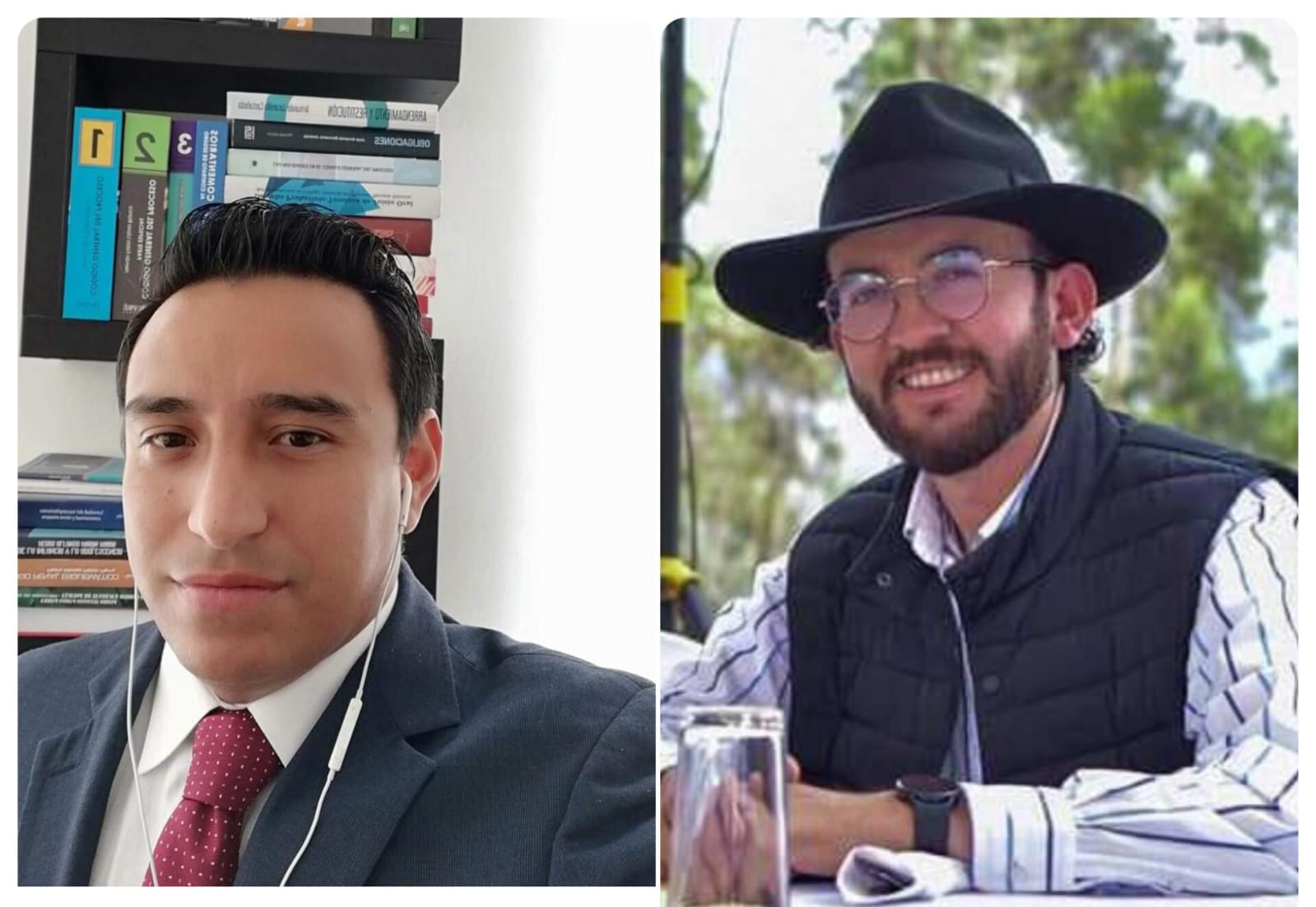 John Anderson Valderrama, abogado demandante y el alcalde de Duitama José Luis Bohórquez.