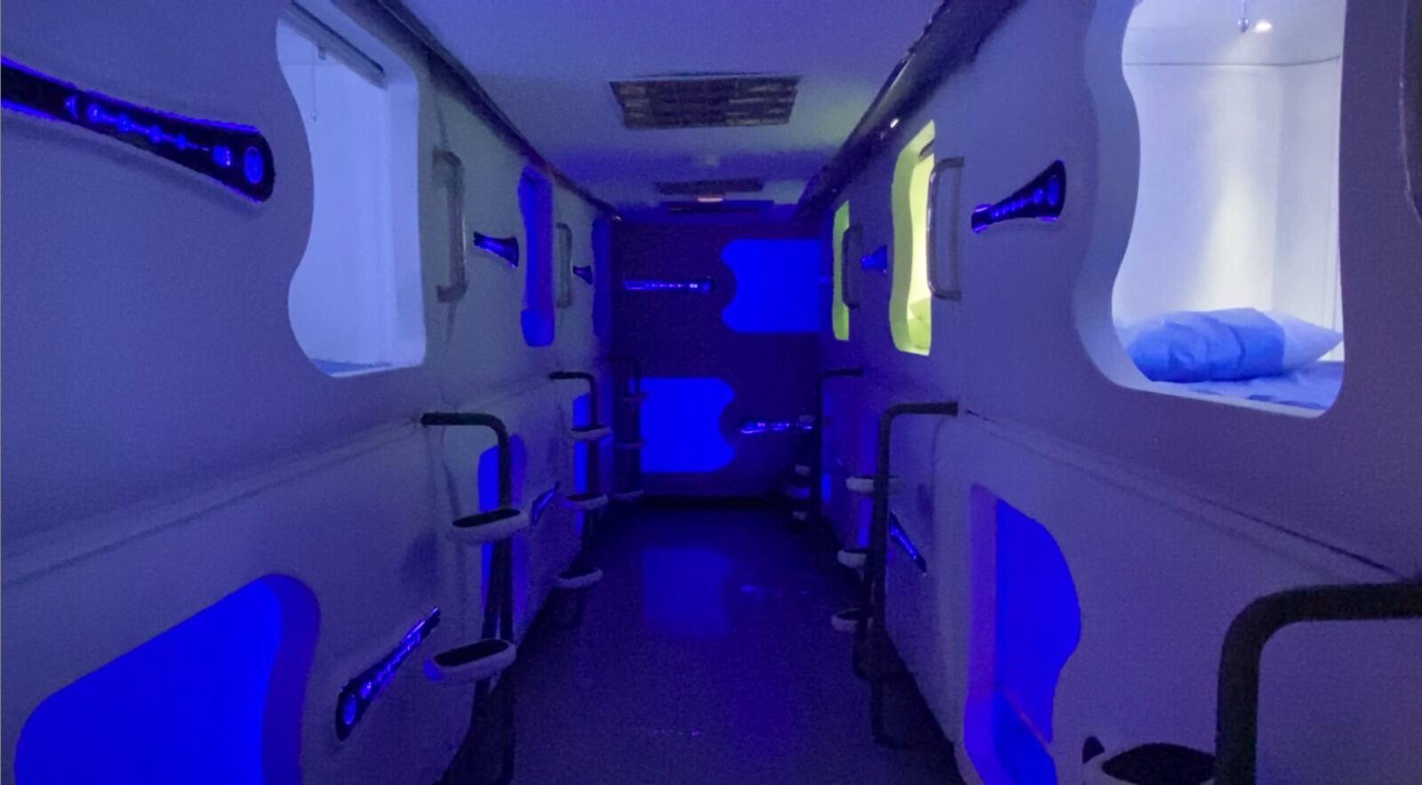 Cápsulas de sueño - Cortesía Alcaldía