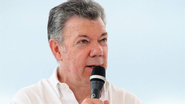 Juan Manuel Santos. Foto: Colprensa