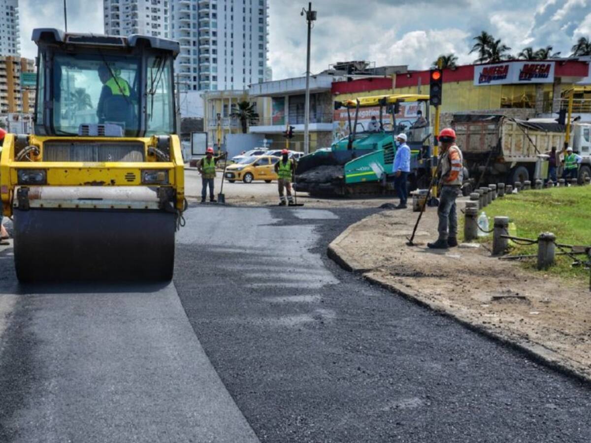 Avenida Santander y contraflujo del Nuevo Bosque presentan avance del 40%