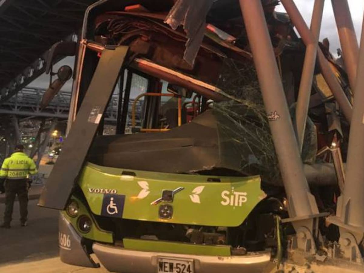 Una persona herida deja accidente de Transmilenio en el sur de Bogotá