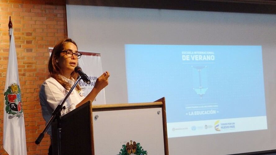 Gina Parody, ministra de Educación. Foto: Colprensa