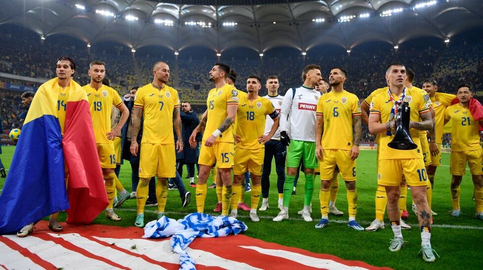 Selección de Rumania celebra la clasificación a la Eurocopa 2024 / Getty Images