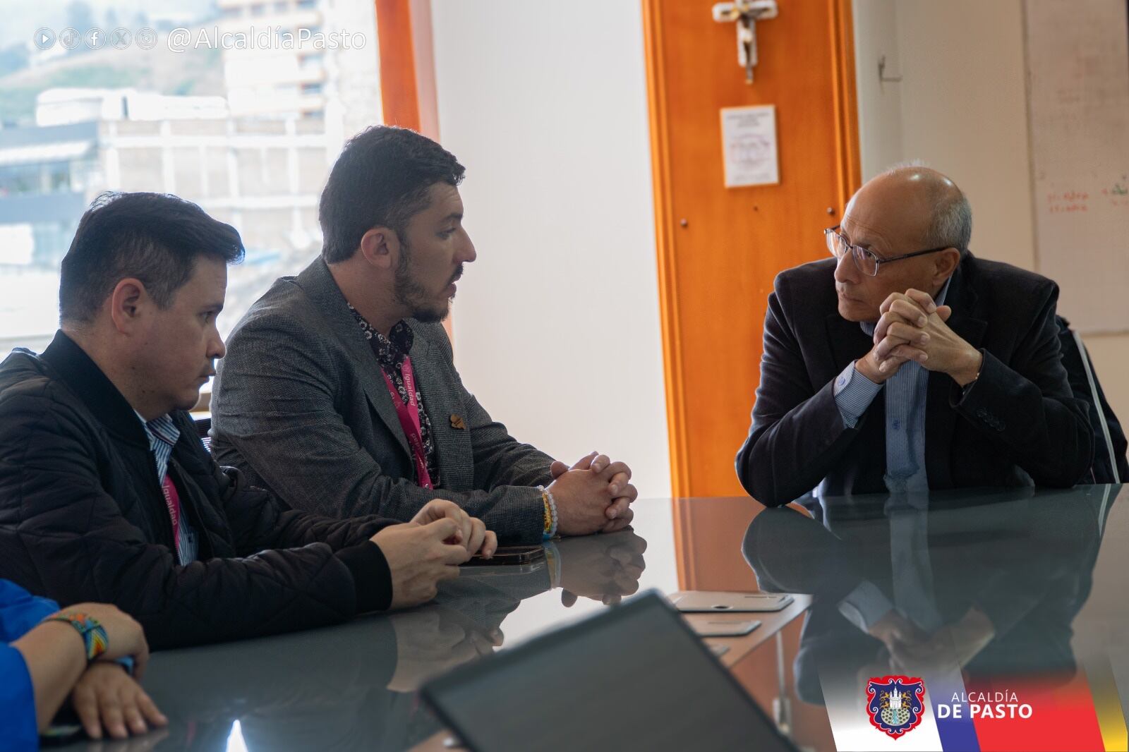 Reunión con viceministro Juan Carlos Florián. Foto: Alcaldía de Pasto-Gobernación de Nariño