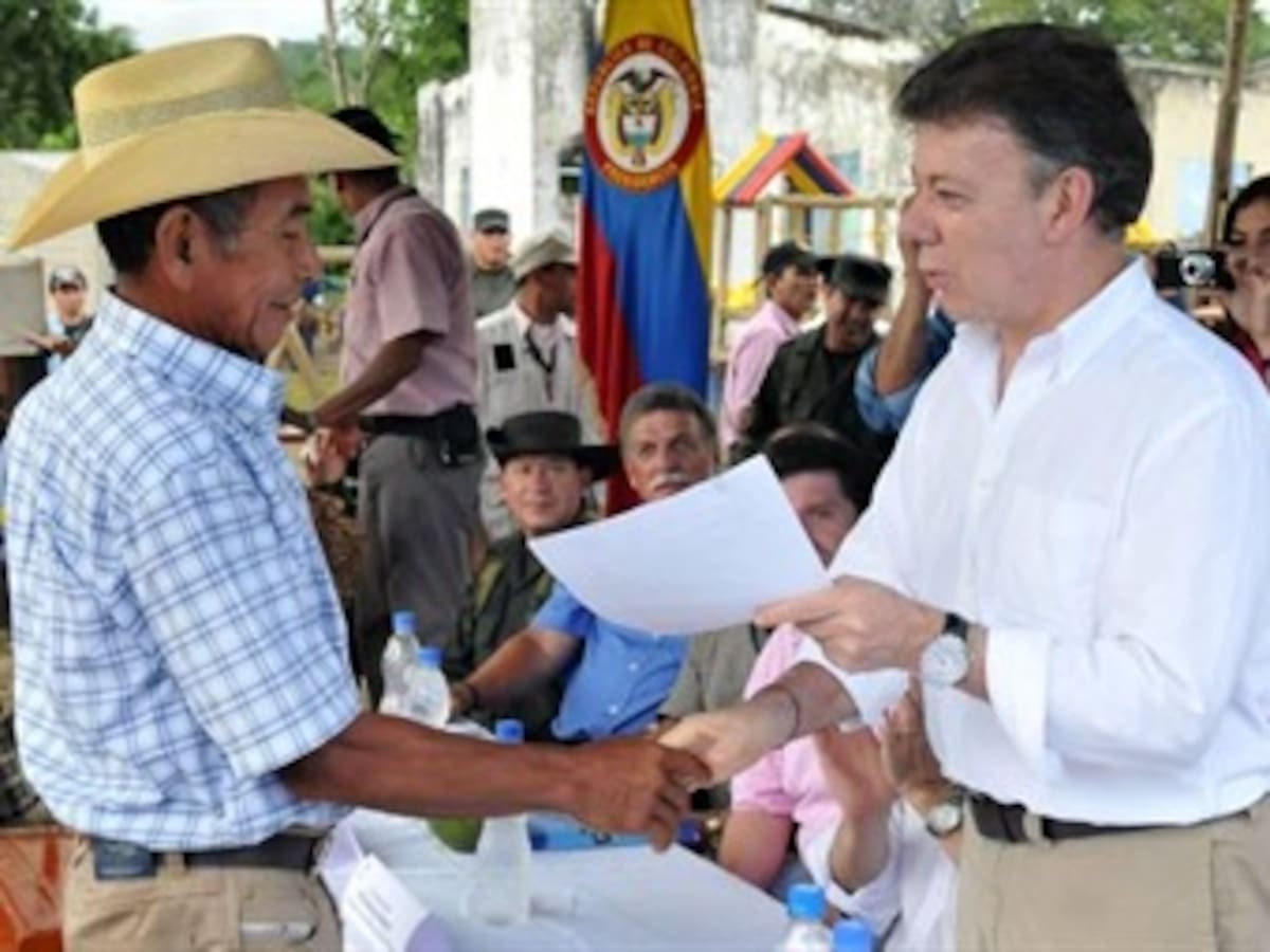 Campesinos de la Costa Caribe respaldan aplicación de Ley de Víctimas y Restitución de Tierras