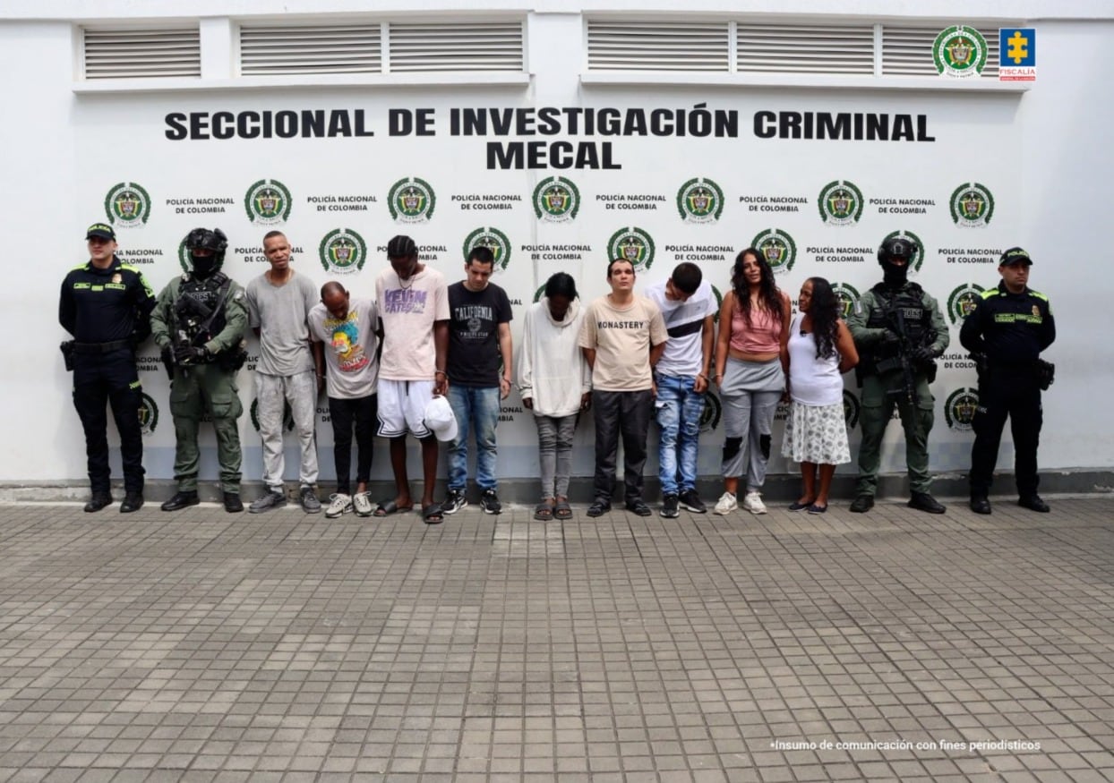 Fueron capturados en los barrios Bonilla Aragón, Manuela Beltrán y Las Orquídeas de Cali; así como Palmira y Jamundí.
