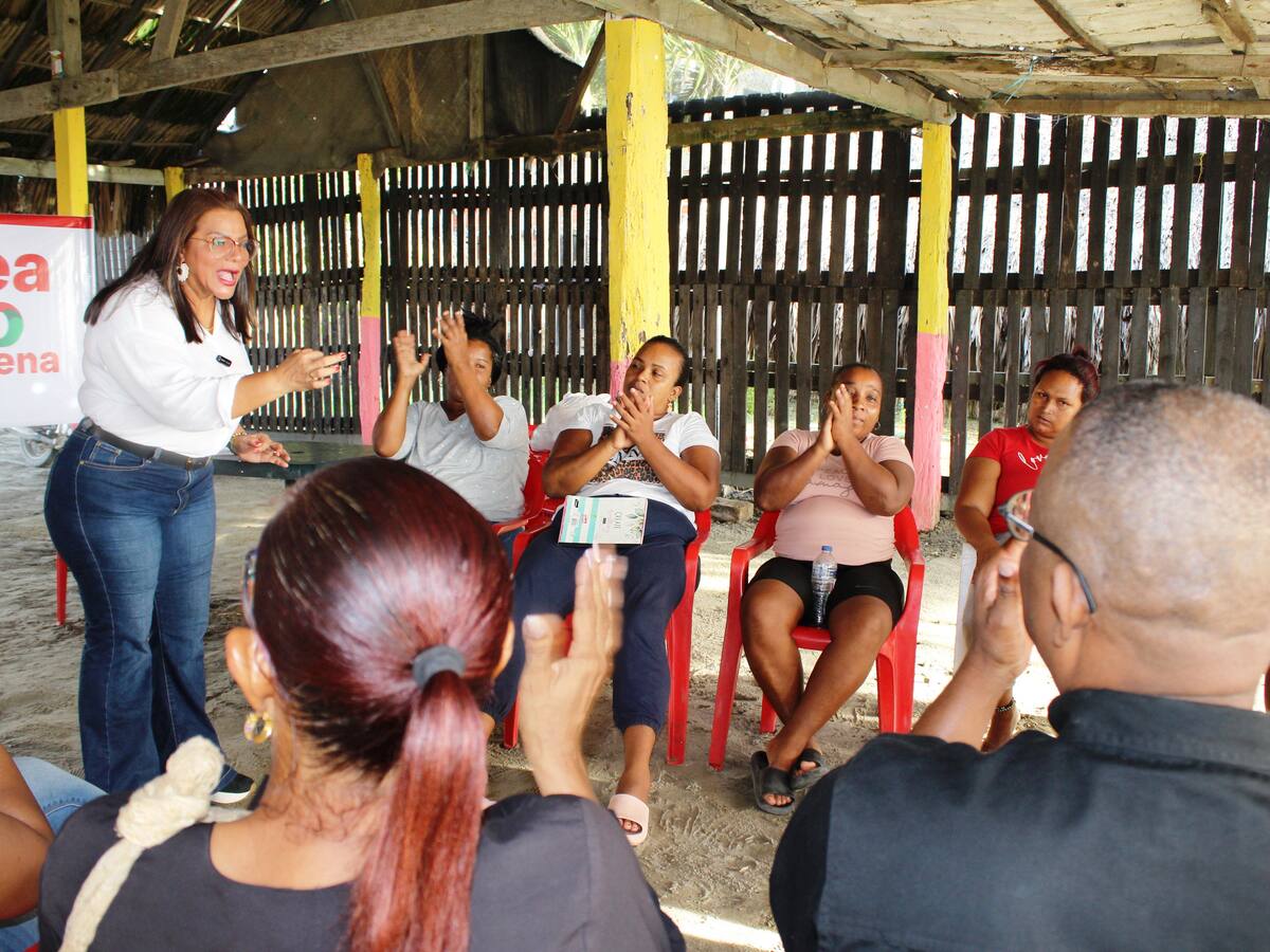 Jacqueline Perea, llegó a La Boquilla, con propuestas turísticas para este corregimiento
