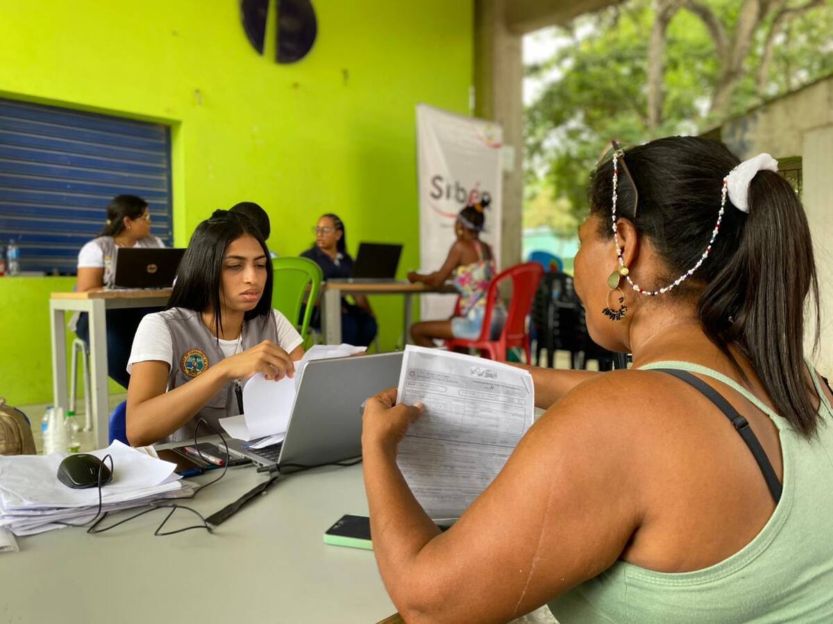 Oficina móvil del Sisbén atendió más de 200 beneficiados en Membrillal