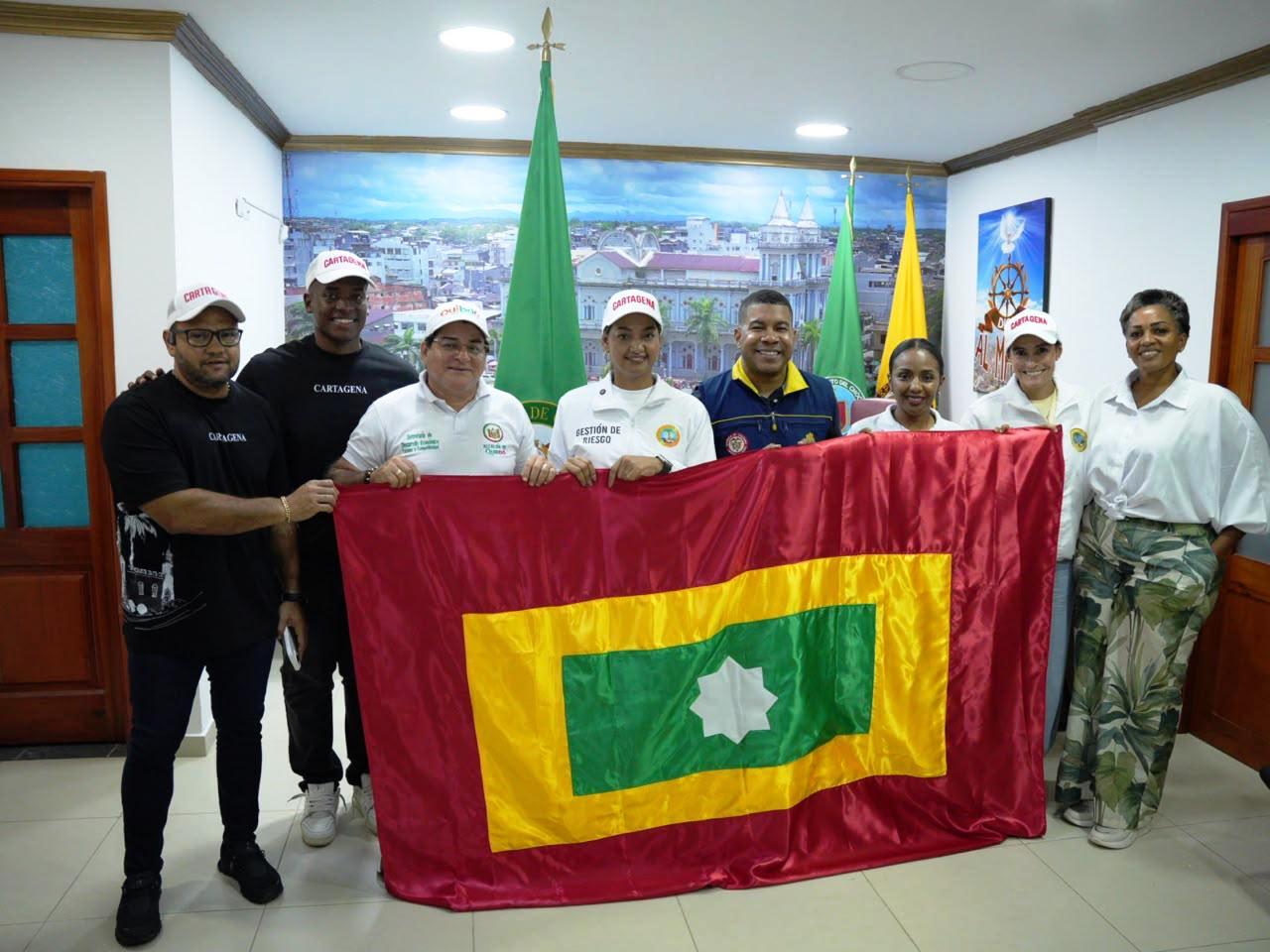 Cartagena lleva su solidaridad a Quibdó y acompaña la entrega de ayudas humanitarias