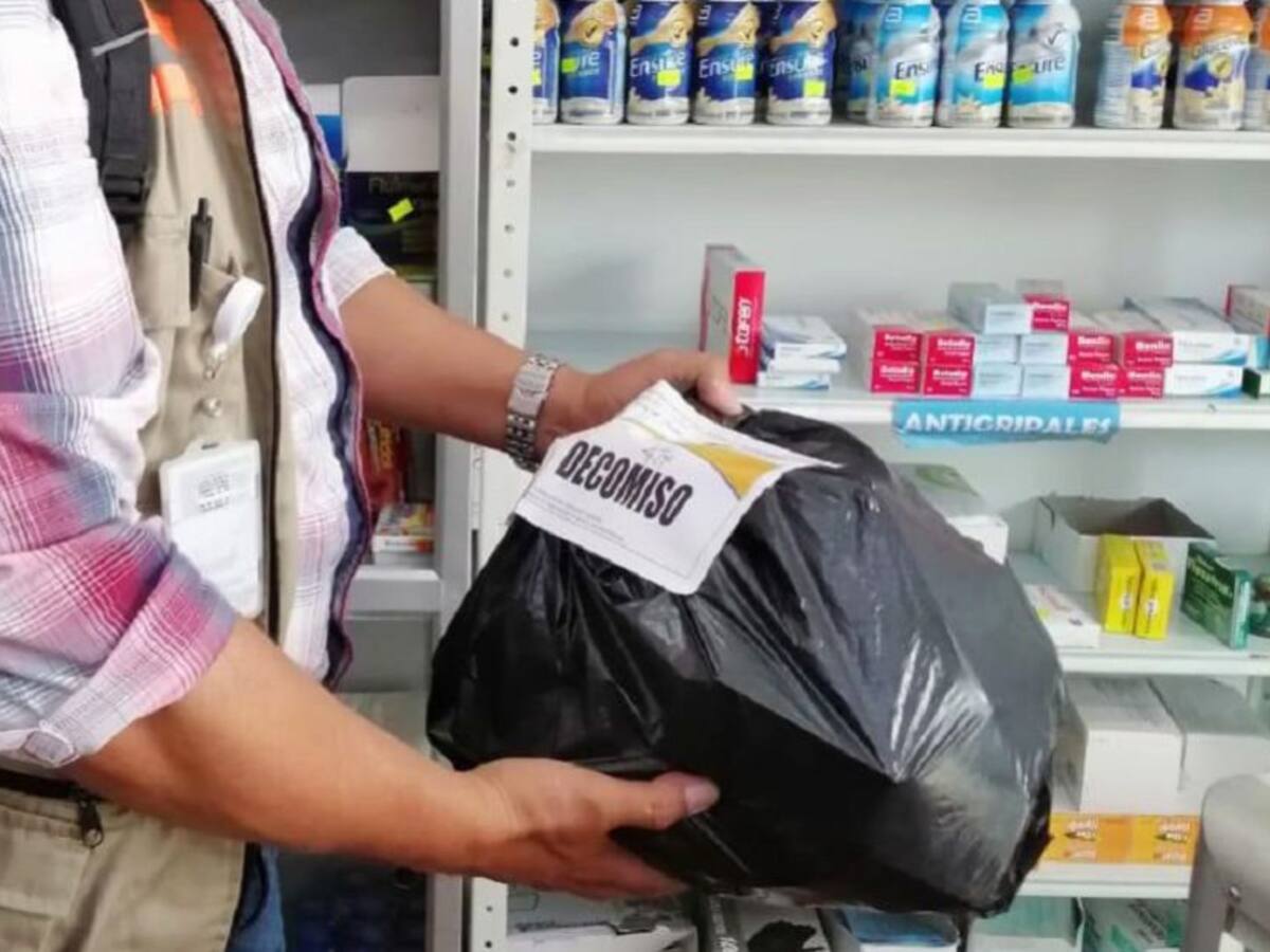 Casi dos mil medicamentos vencidos han sido decomisados en farmacias
