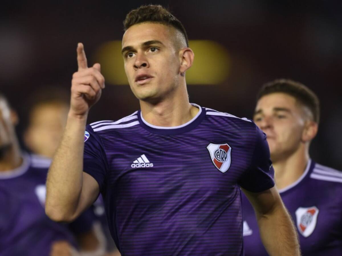 Fenomenal actuación de Santos Borré en la victoria de River ante Gimnasia