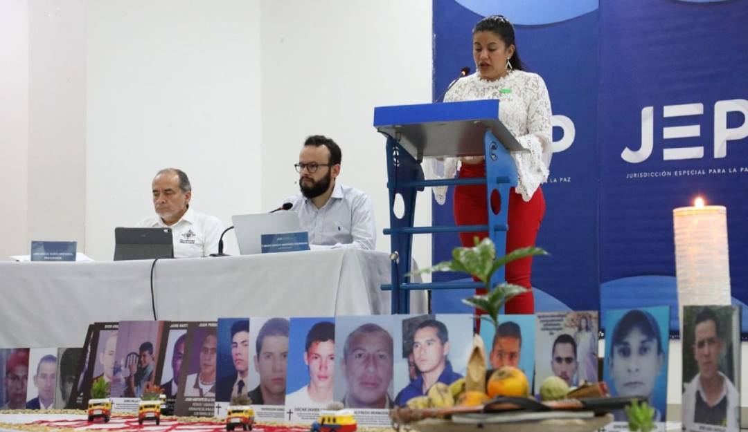 Foto: JEP Audiencias falsos positivos en Huila 