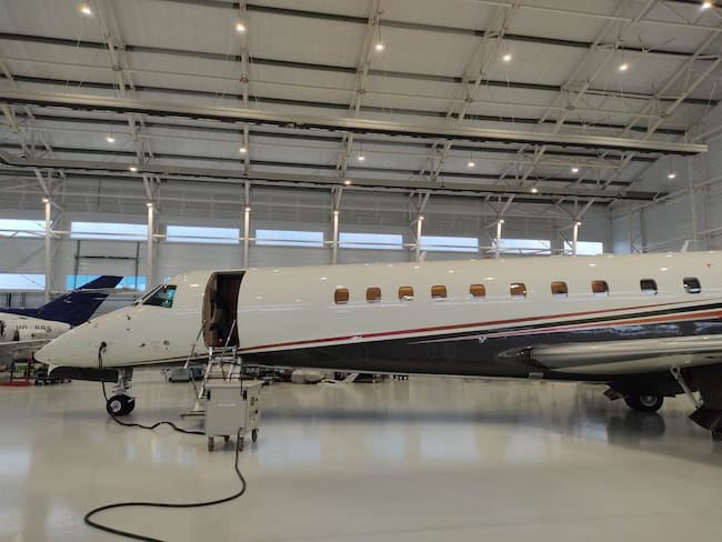 Avión VIP de la Policía. Cortesía: Contraloría General.