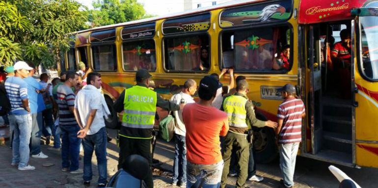 Controles de la Policía.