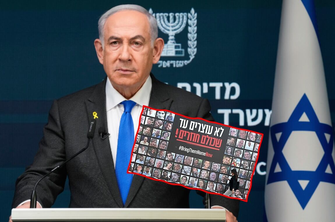 Oficina del primer ministro israelí, Benjamin Netanyahu, anunció que cerró un “acuerdo para liberar a los rehenes”. Cortesía: Getty Images