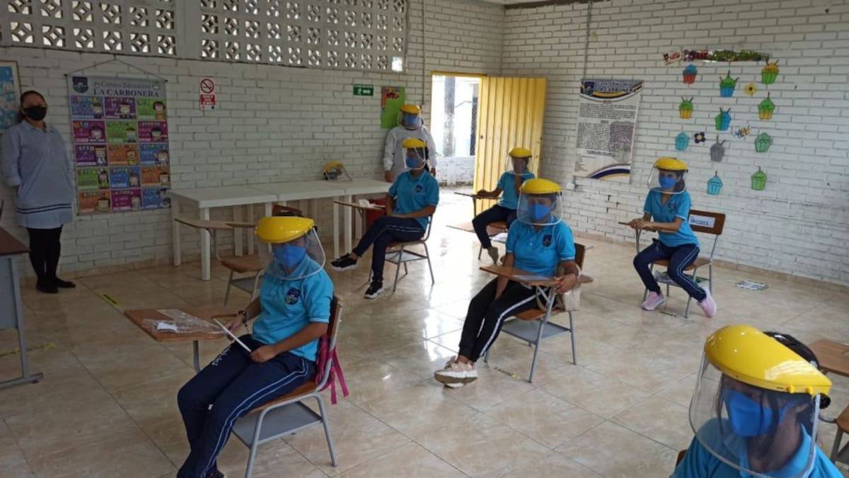 Un colegio de Pereira es el primero en el país en retornar a las aulas