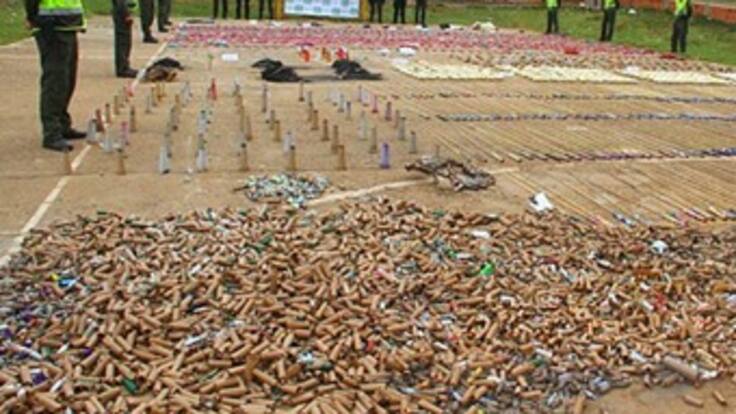 Autoridades de Risaralda han incautado una tonelada de pólvora en 2013
