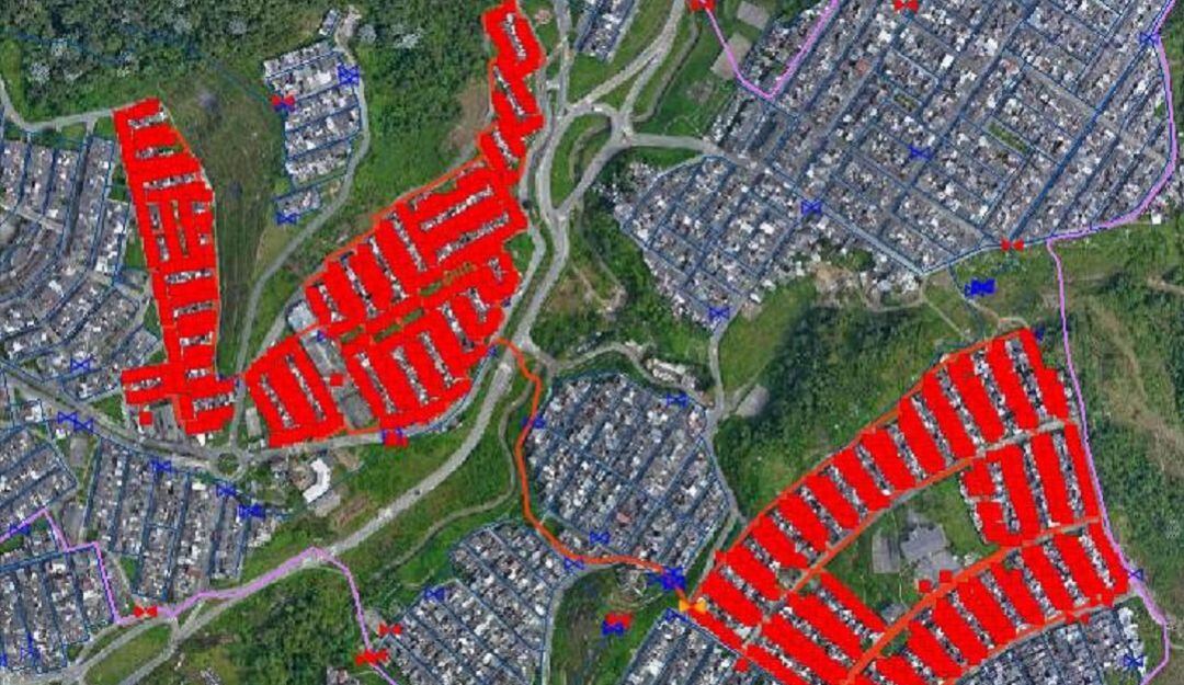 Suspensión del servicio de agua potable en Manizales.