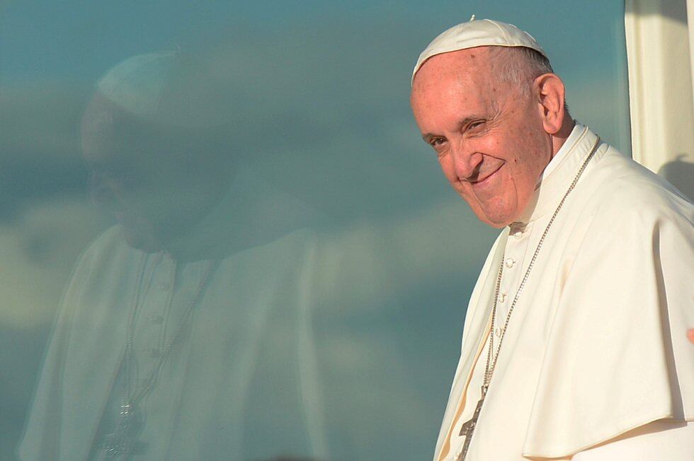 El papa Francisco llega a Colombia