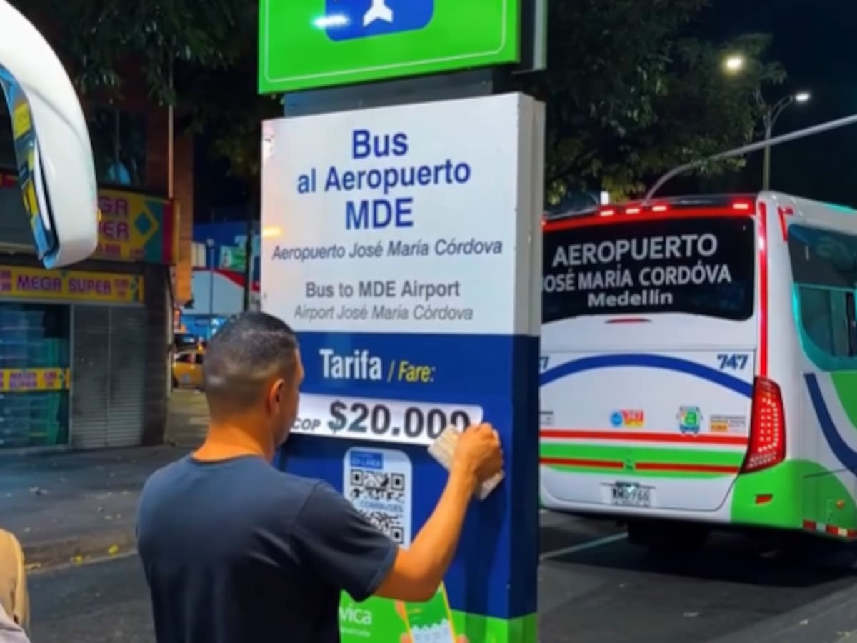 Nuevo aumento en la tarifa del bus al aeropuerto José María Córdova