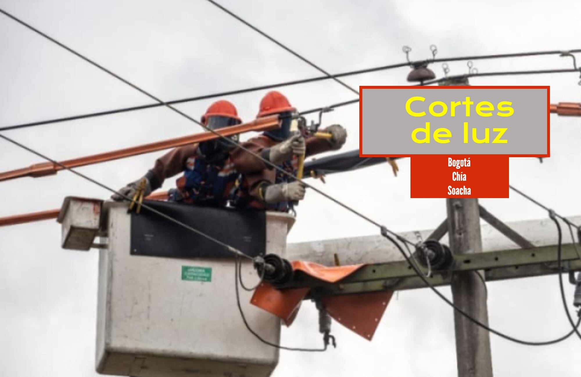 Cortes de luz en Bogotá, Chía y Soacha | Enel Colombia