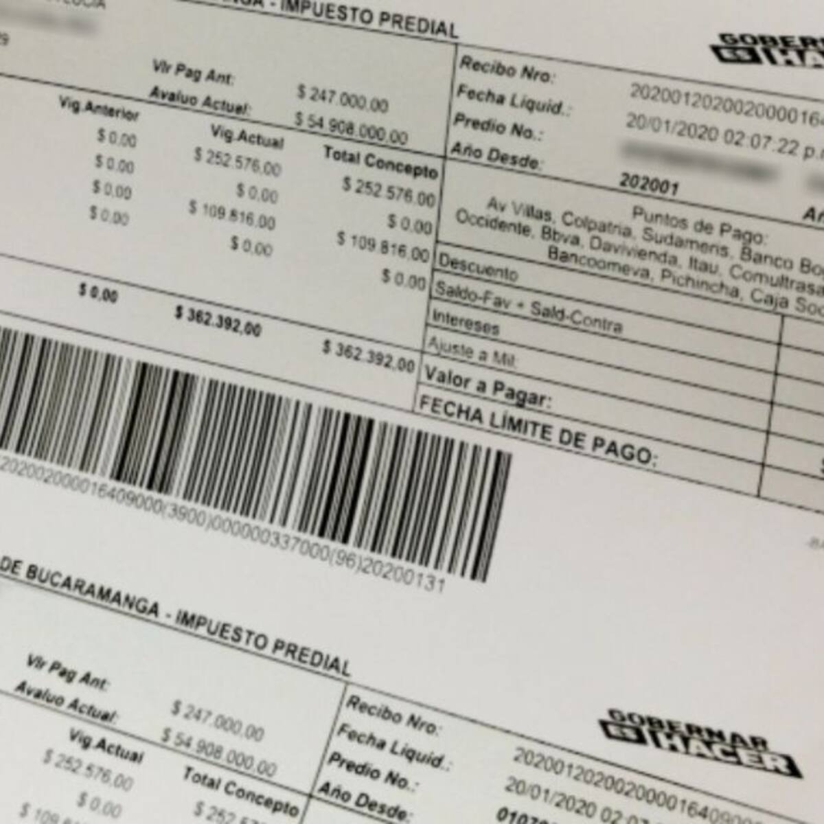 "No hay voluntad política para 30% en predial": Minoría del Concejo