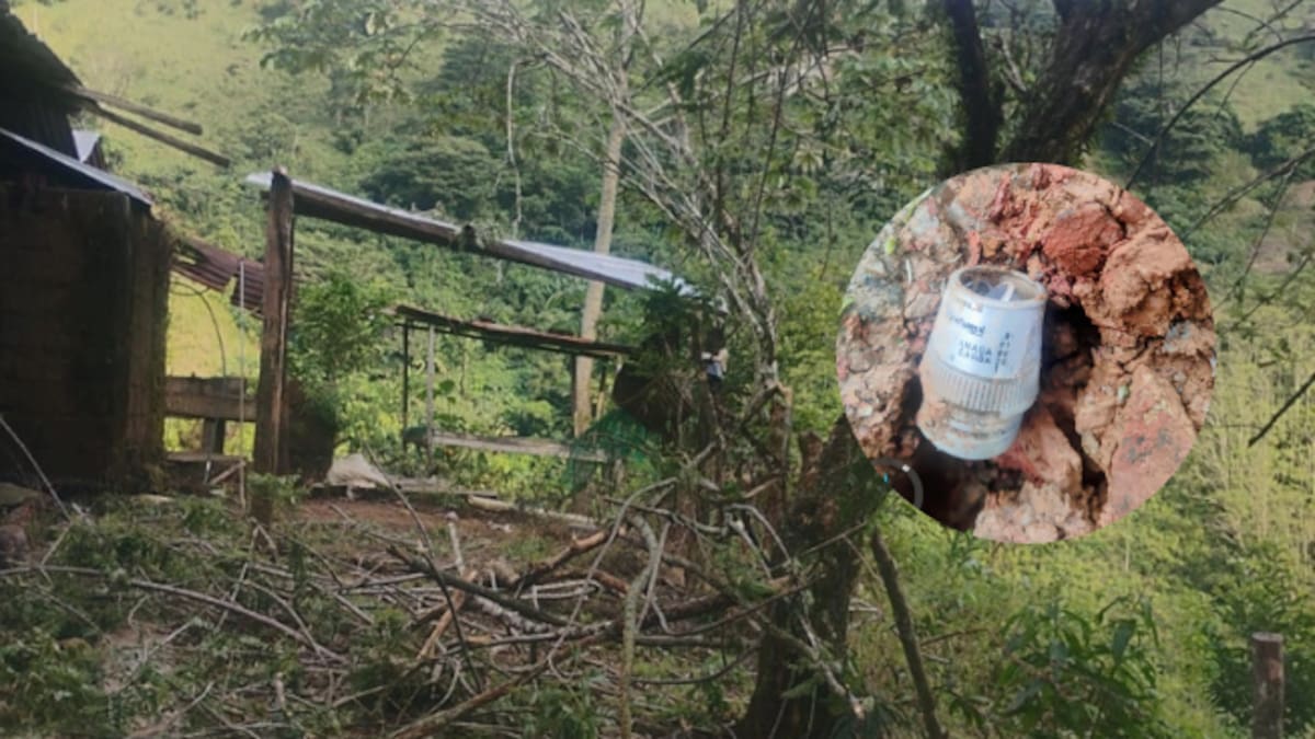 La casa donde estaba el menor herido quedó afectada en medio del hostigamiento del ELN al Ejército