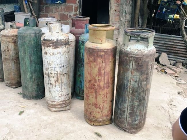 Más de 150 cilindros de gas fueron robados en el Catatumbo