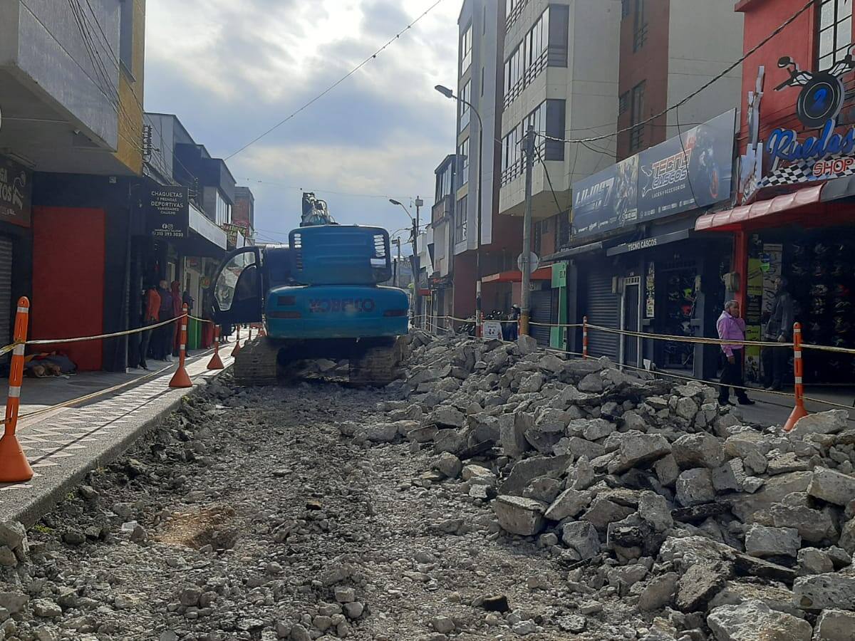 Obras de la carrera séptima en Pereira durarían aproximadamente un mes