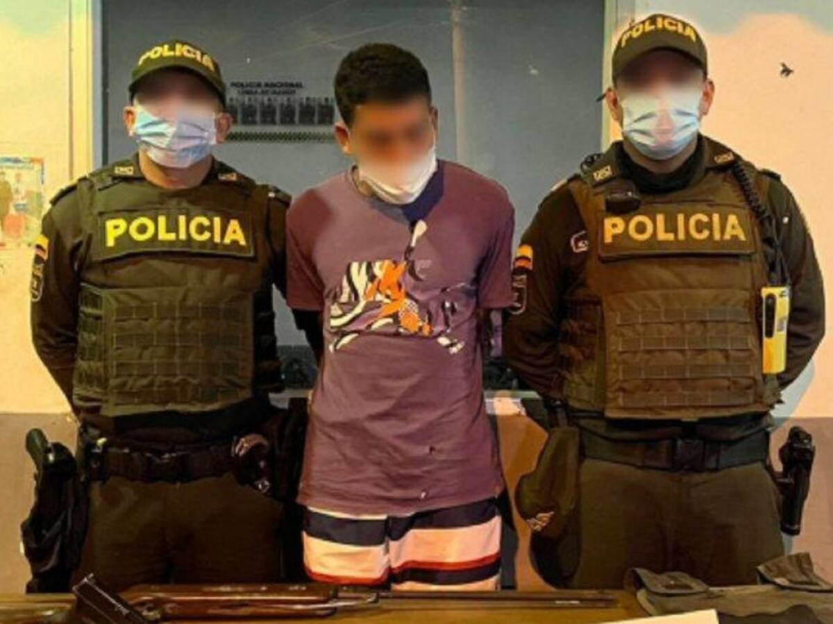 Capturado hombre con armas y chaleco antibalas en Cartagena