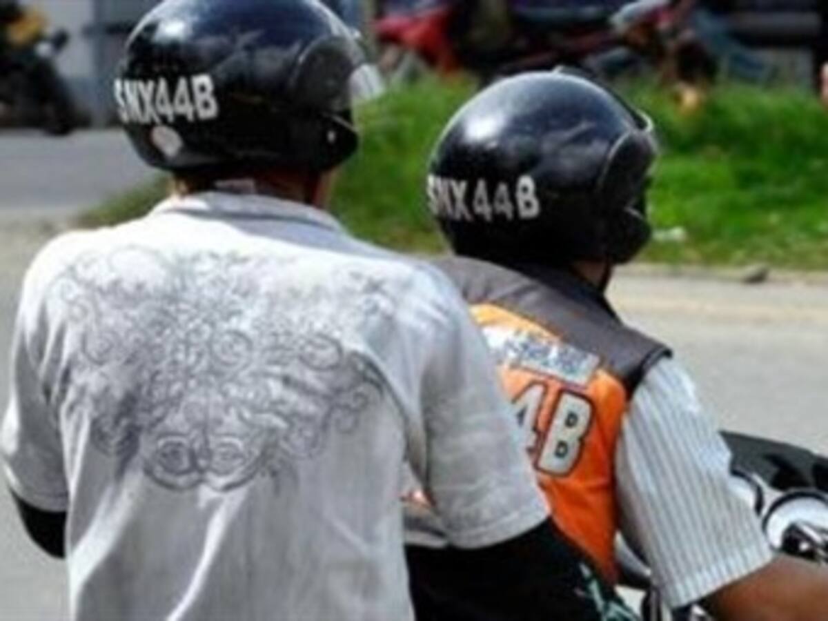 Levantan restricción del parrillero hombre en moto en el Quindío