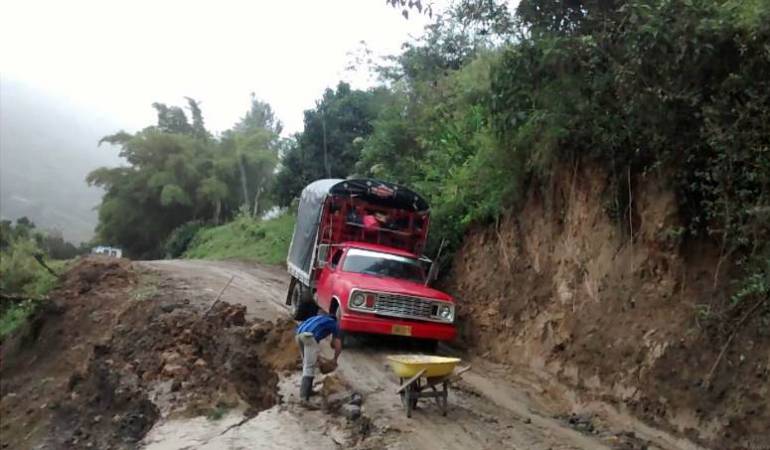 Tramo de la vía de la Soberania