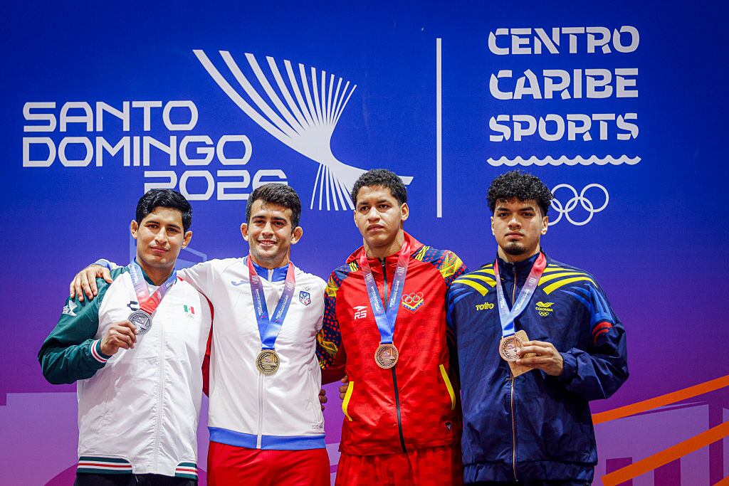 Así está el medallero de los Juegos Centroamericanos y del Caribe: Colombia en el podio. (Photo by Edgardo Medina/NurPhoto via Getty Images)