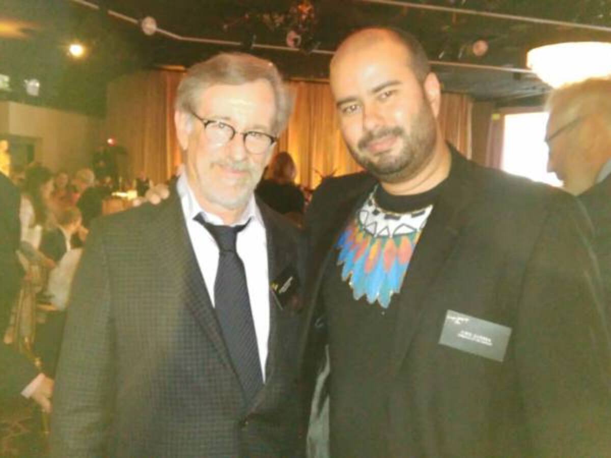 Ciro Guerra y Cristina Gallego junto a grandes leyendas de Hollywood