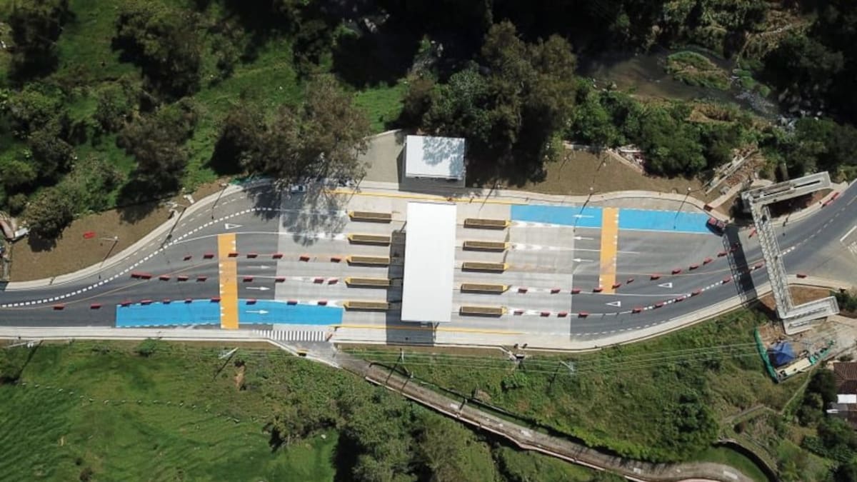 Entró en operación peaje Pandequeso en su nueva ubicación