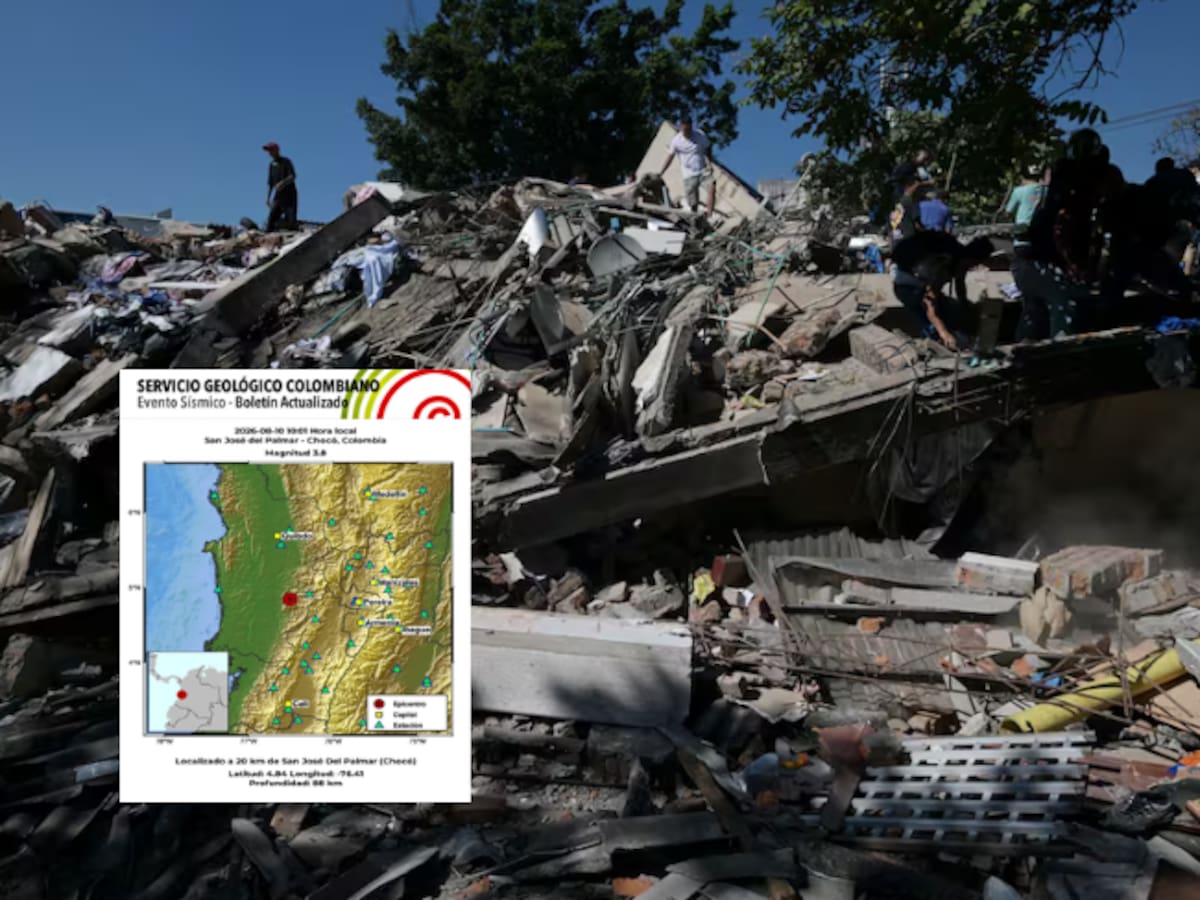 Servicio Geológico Colombiano reportó más de 20 réplicas tras el terremoto de 7,4 en Chocó