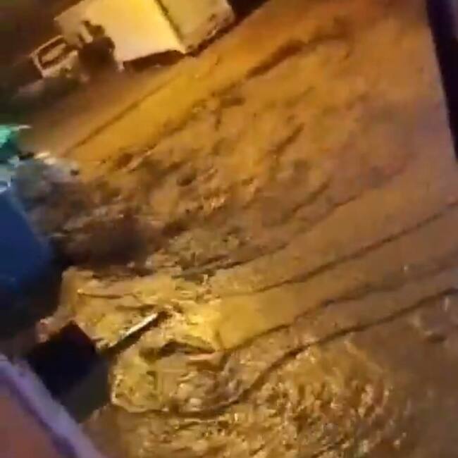 Emergencia por las lluvias en Bello, Antioquia. Foto: Cortesía.