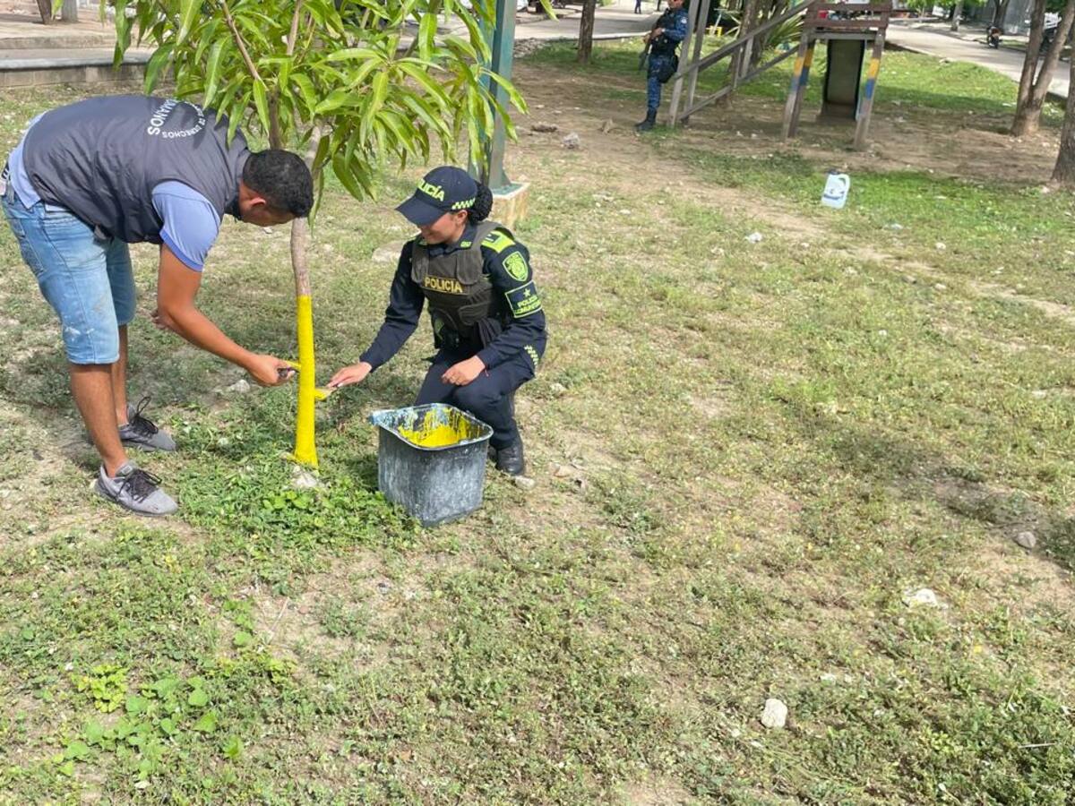 Crónica de una mañana distinta en el barrio José Antonio Galán de Cartagena