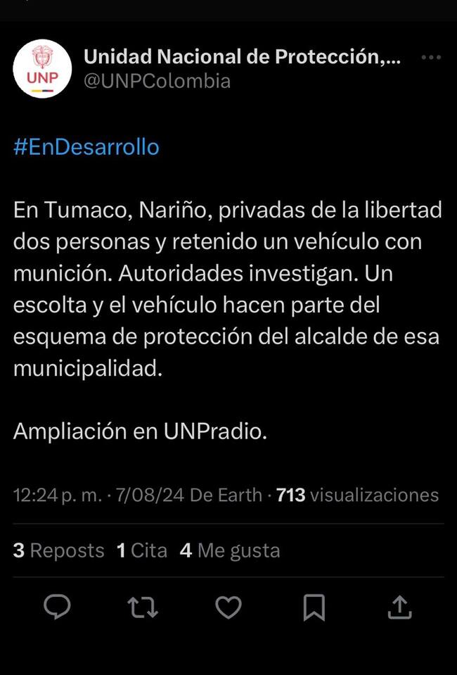 Cuenta X UNP