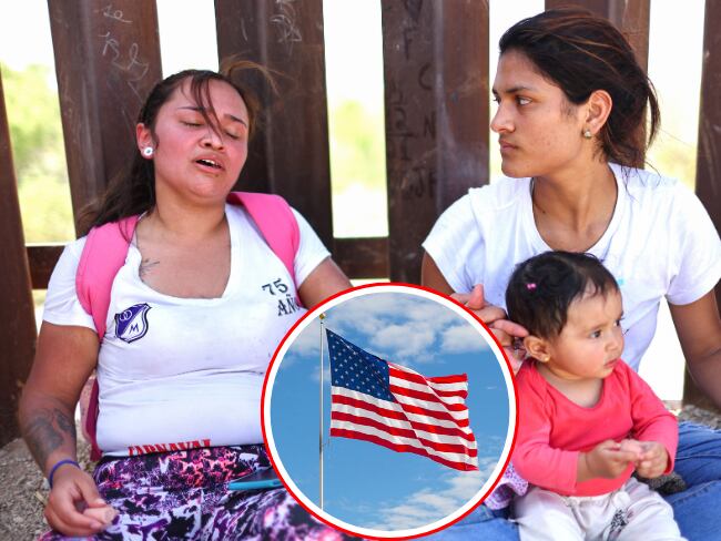 Migrantes colombianas en la frontera norte de México en camino hacia los Estados Unidos.
(Foto: Getty / Caracol Radio)