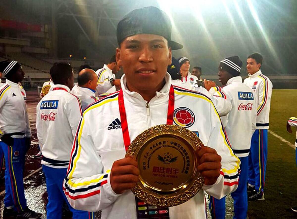 Roger Martínez, cartagenero de 21 años, delantero del Racing, es uno de los delanteros seleccionados para la Copa América.