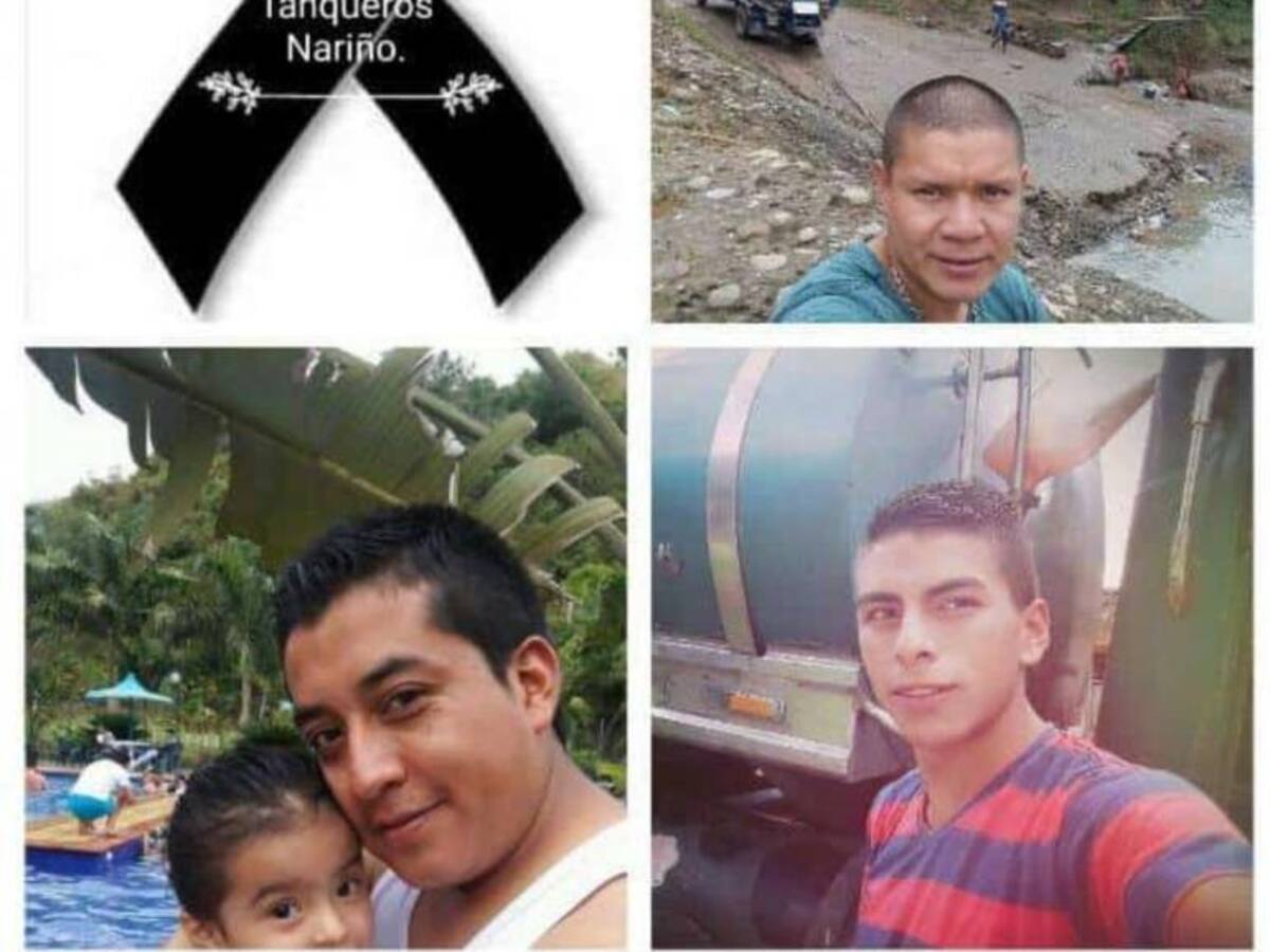 Camioneros encontrados sin vida en carreteras de Nariño