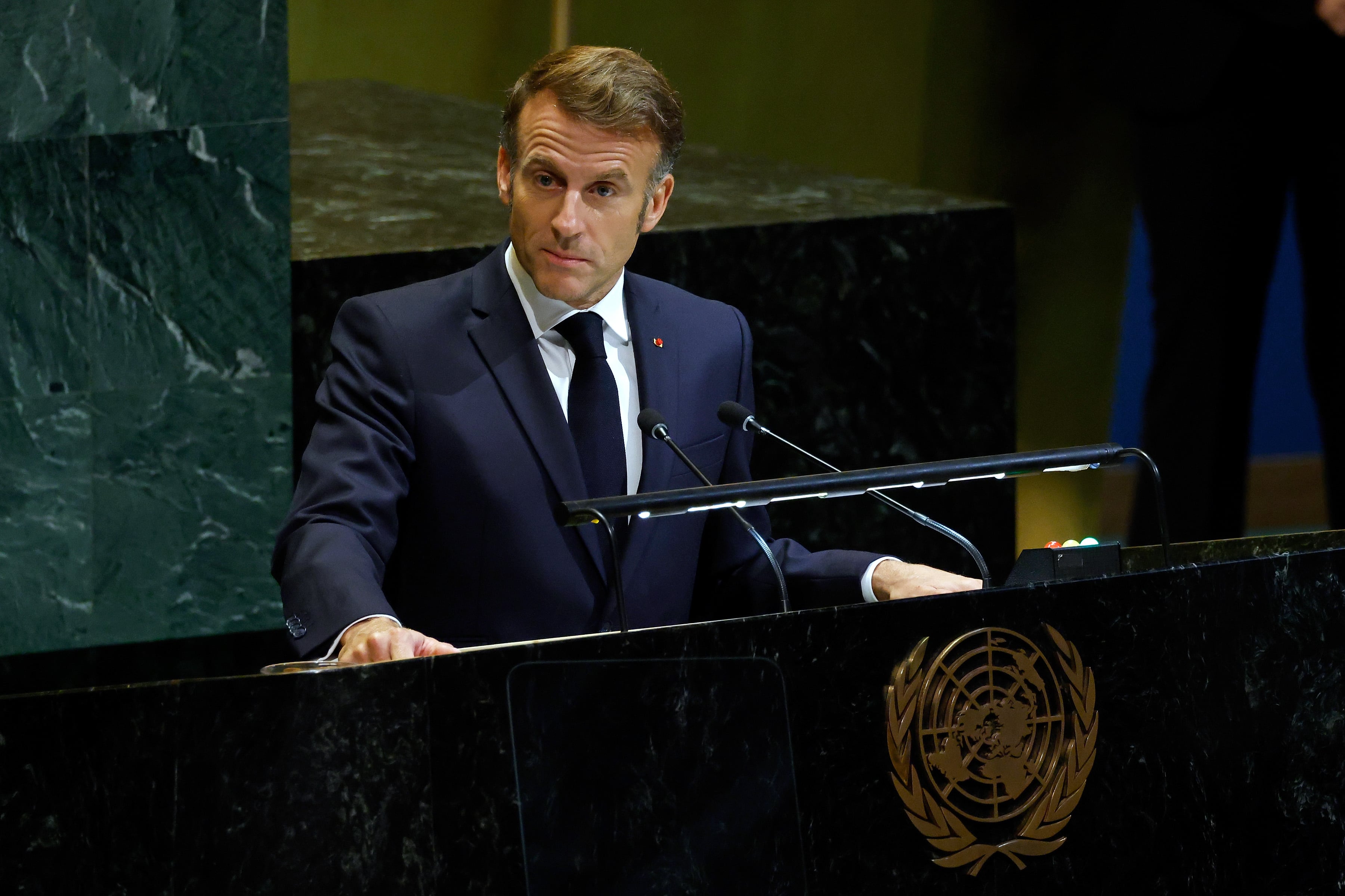 Emmanuel Macron, presidente de Francia. Foto: Taylor Hill/Getty Images