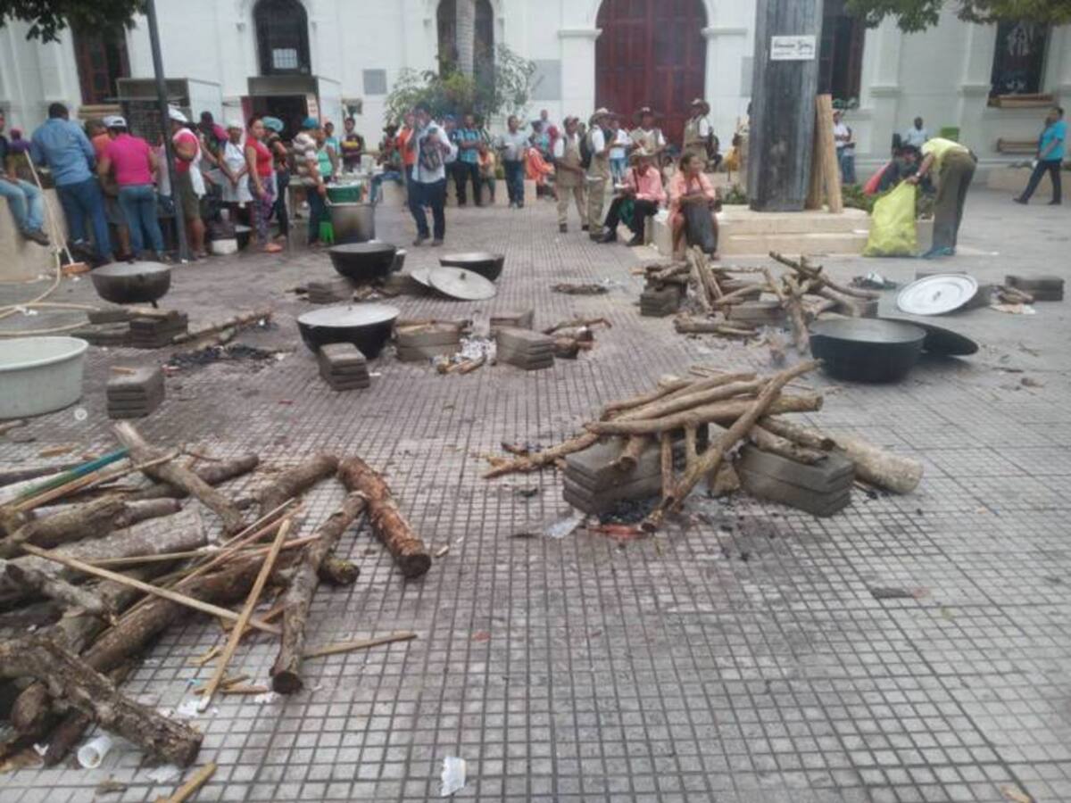 Indígenas del municipio de San Andrés siguen en la minga