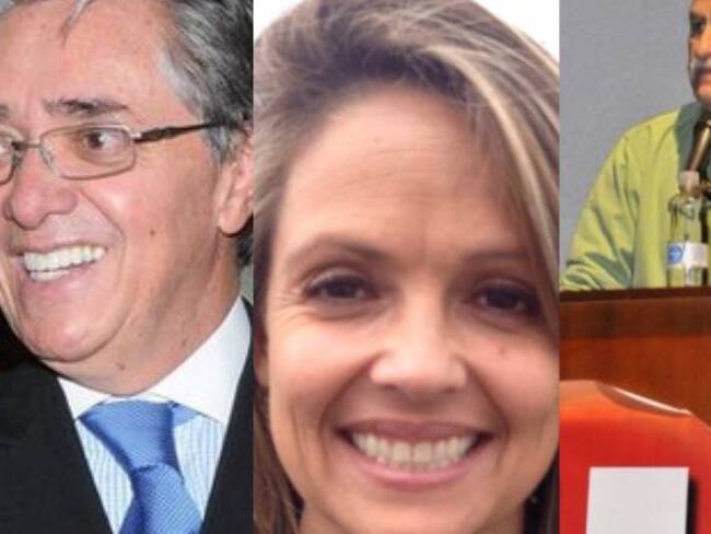 De izquierda a derecha. Germán Cardona. Adriana Arango. Jairo Quintero Trujillo.