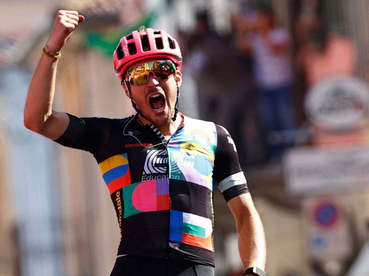 Alberto Bettiol aprovechó la ventaja de la fuga y ganó la etapa 18 del Giro