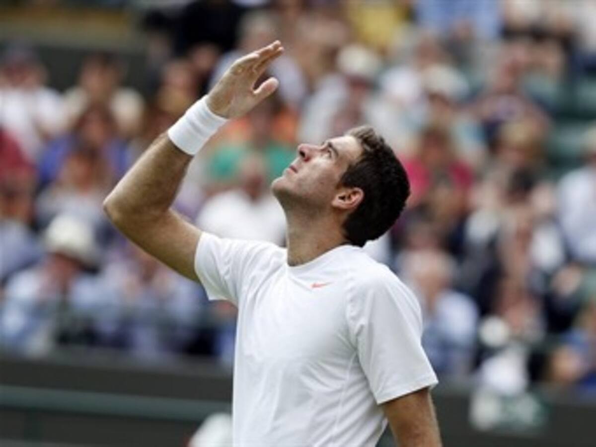 "El ránking a veces no dice nada", asegura Del Potro en Wimbledon