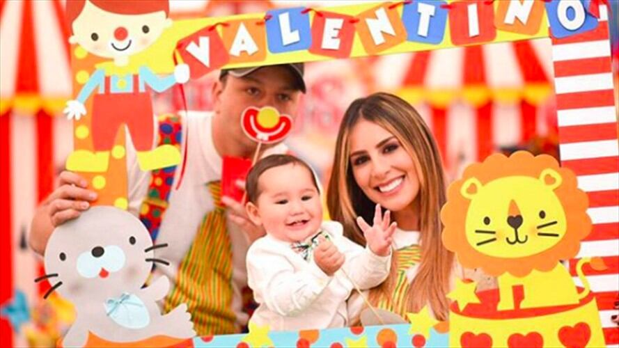 Carolina Soto, Germán González y Valentino . Foto:  Instagram: Caritosotooficial