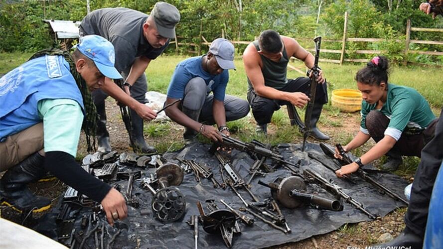Con armas fundidas de las Farc se realizará un 'centro de creación' en Bogotá. Foto: Colprensa