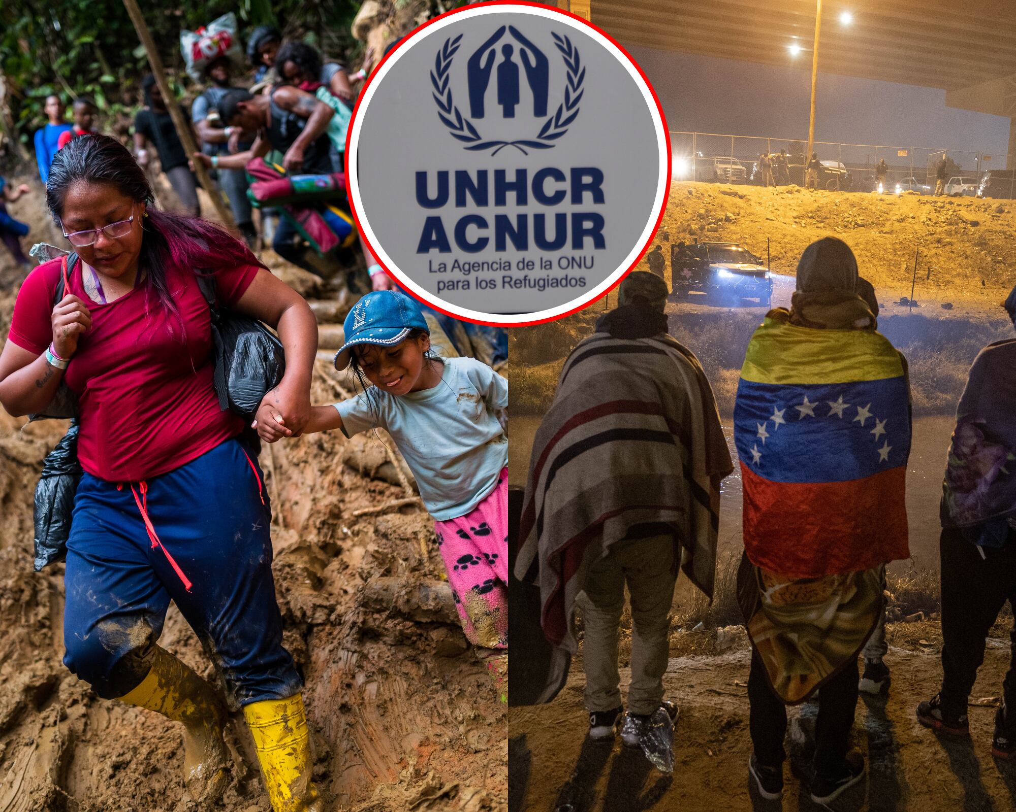 La Agencia de Naciones Unidas para los Refugiados reveló que en 2023 Colombia recibió 2,9 millones de migrantes y registró 6,9 millones de desplazados internos.
(Foto: Caracol Radio / Getty )